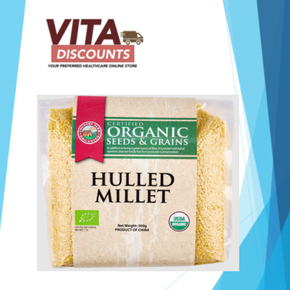 Country Farm Organics Hulled Millet (500g) [Exp 12/2027]