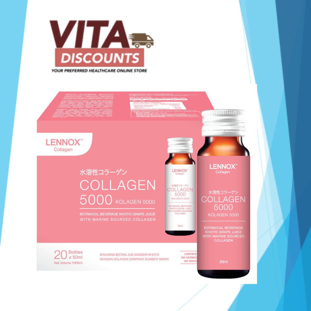 Lennox Collagen 5000 Drink (50ml x 20's) [Exp 01/2028]