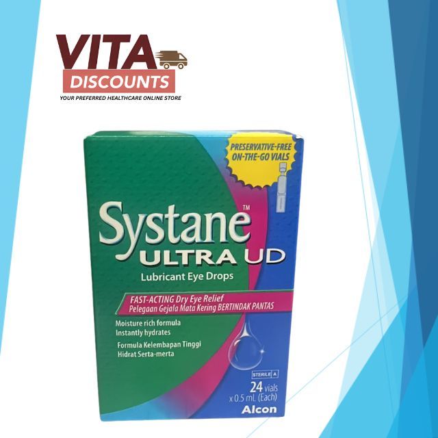 Systane Ultra Ud Lubricant Eye Drops (0.5ml x 24's) [Exp 04/2027]