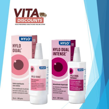 Hylo Dual Regular/Intense Lubricating Eye Drops (10ml) [Exp 08/2028]