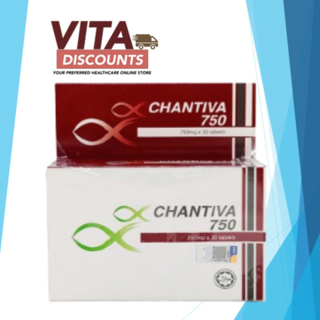 Chantiva 450mg/750mg Tabs (30's/60's) [Exp 10/2026]
