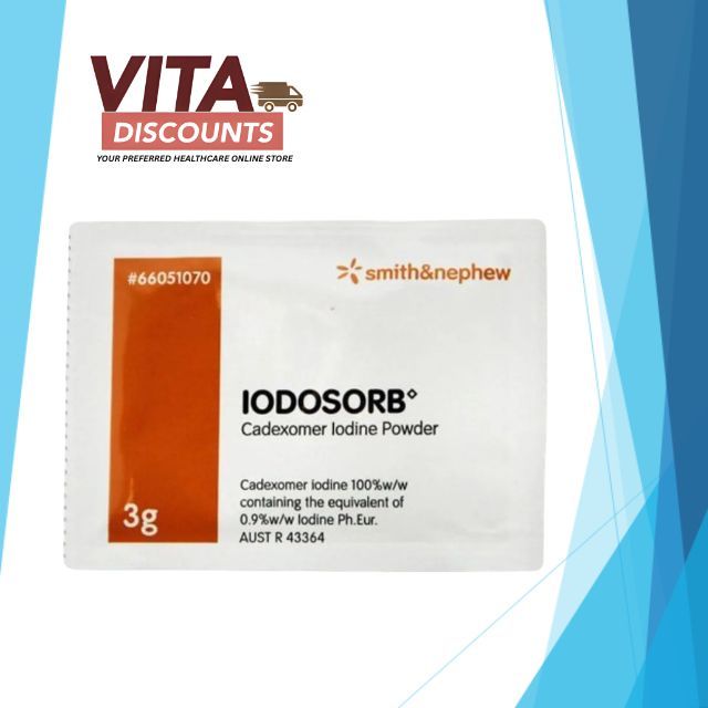 Smith&Nephew Iodosorb Powder One Small Pack (3g) (1's) [Exp 05/2028]