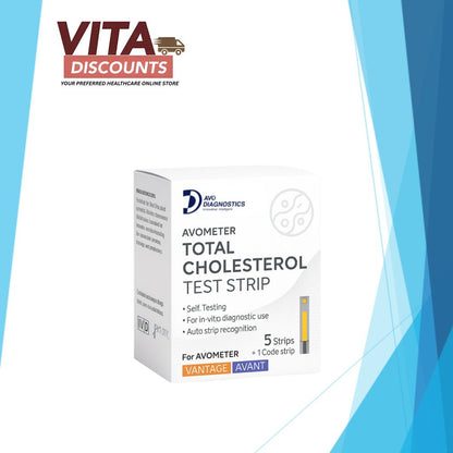 Avo Diagnostics Total Cholesterol Test Strips (10's)