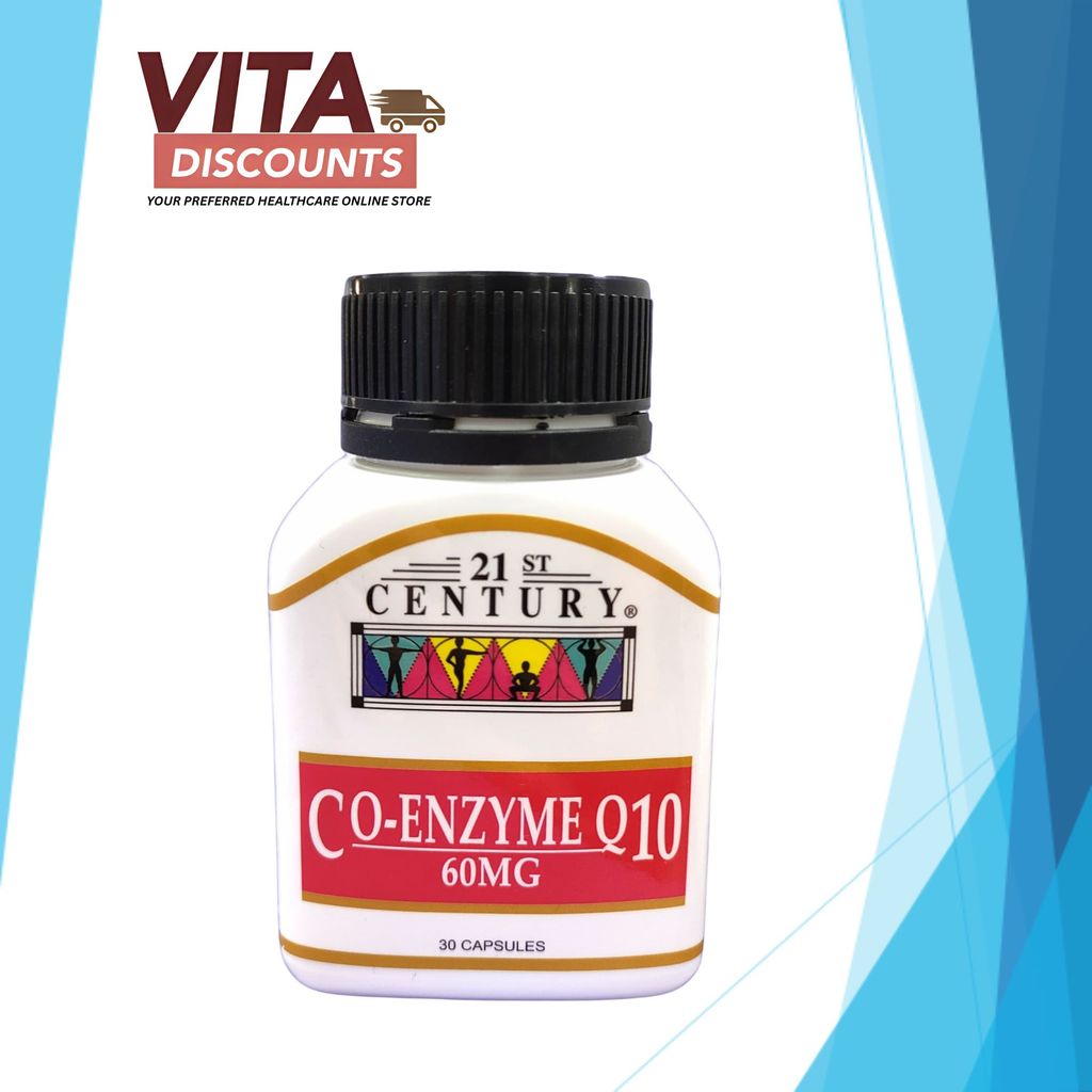 21St Century Co-Enzyme Q10 60mg Caps (30's) [Exp 02/2027]
