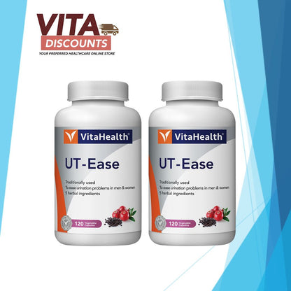 Vitahealth Ut-Ease Vcaps (120's x 2 Pack) [Exp 06/2027]