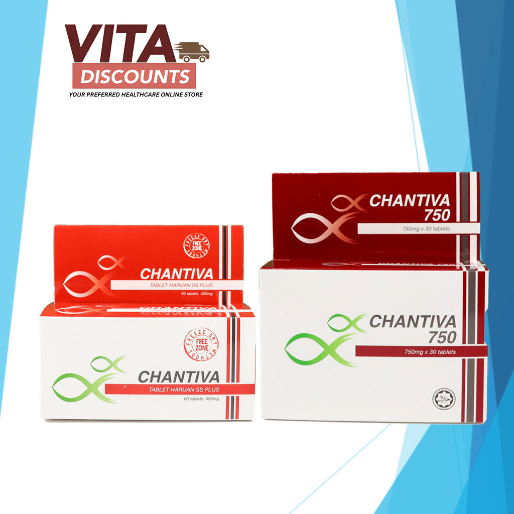 Chantiva 450mg/750mg Tabs (30's/60's) [Exp 10/2026]