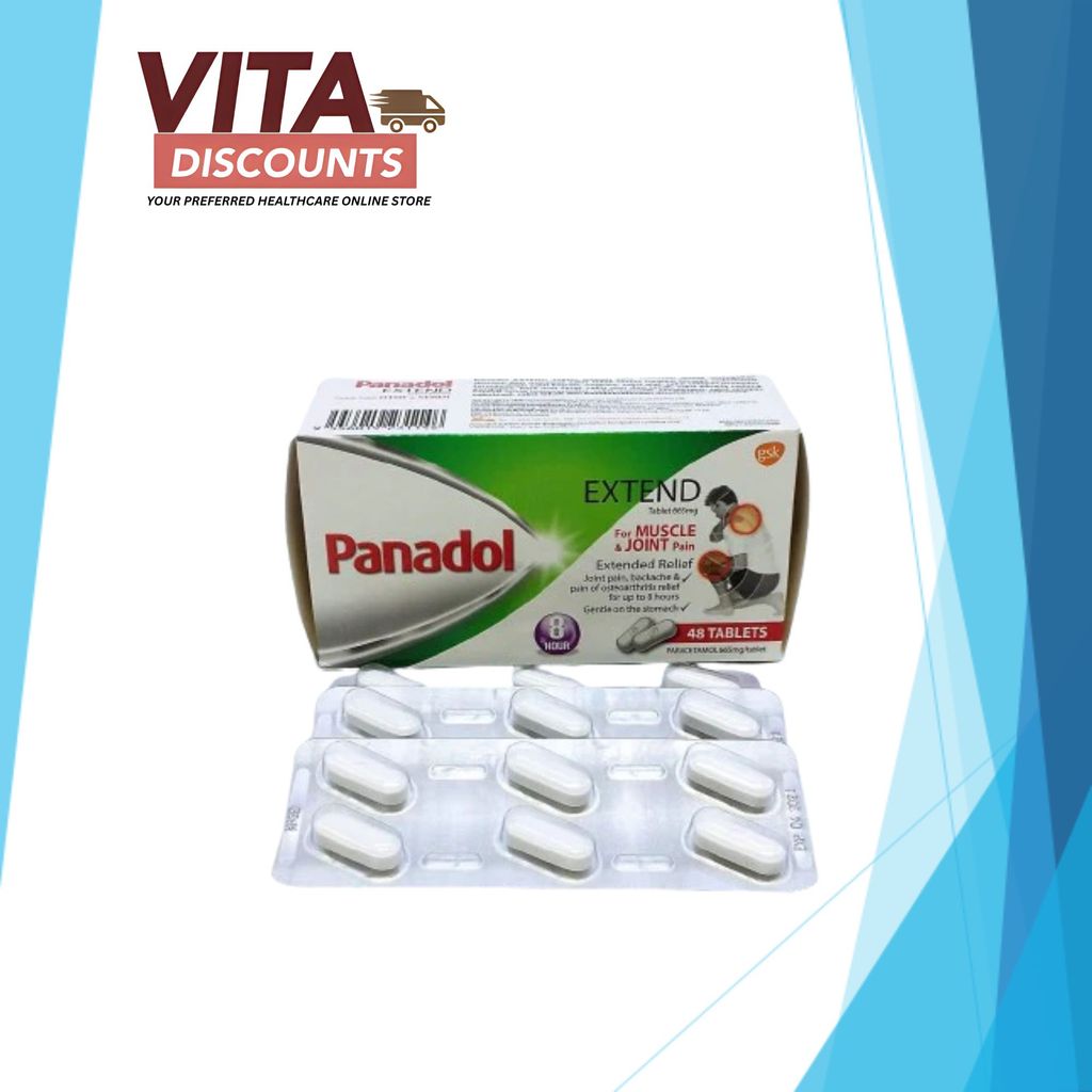 Panadol Extend 665mg Tabs One Strip (6's) [Exp 07/2028]