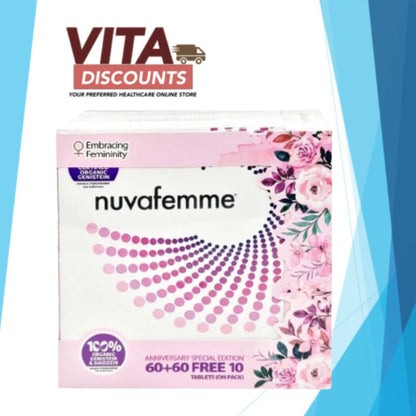 Nuvafemme 100mg Tabs (60's x 2 Pack + 10's) [Exp 07/2027]