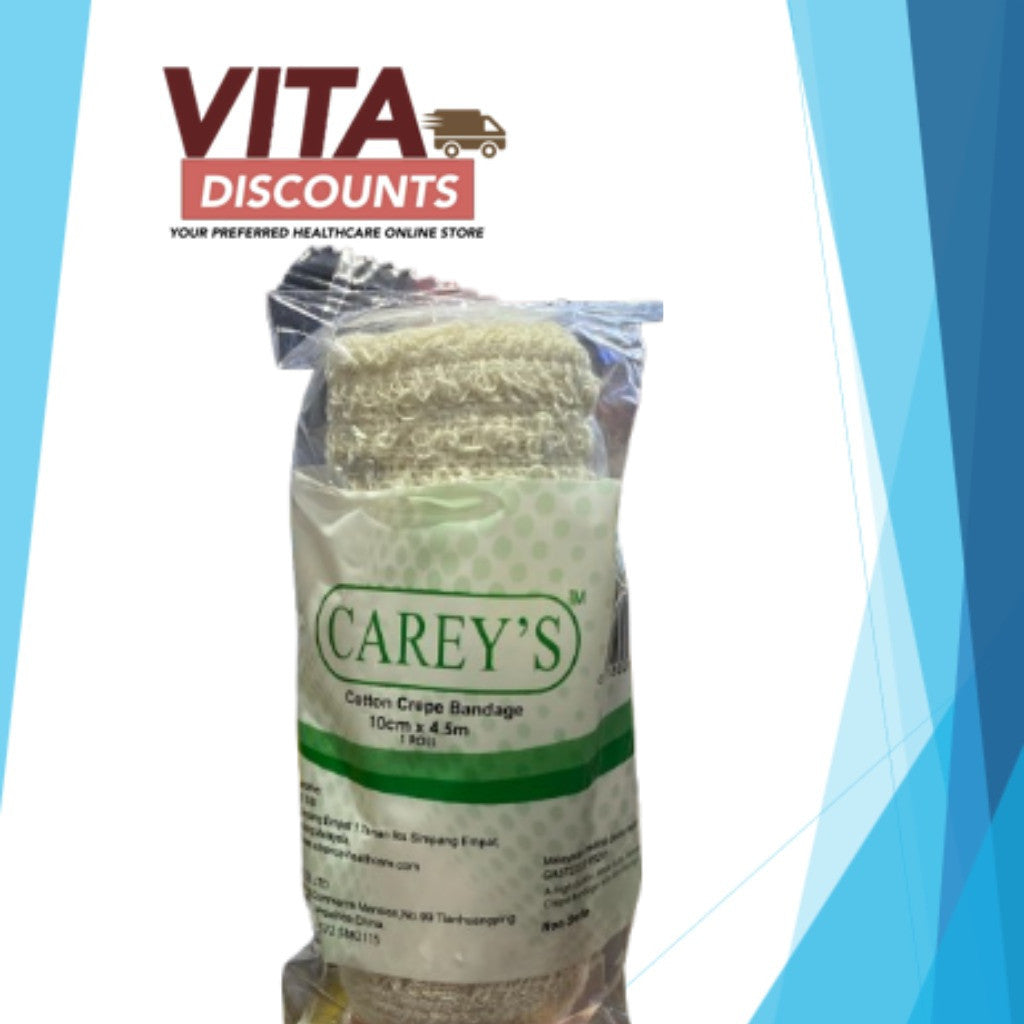 Carey's Elastic Crepe Bandage (5cm/7.5cm/10cm x 450cm) [Exp 06/2029]