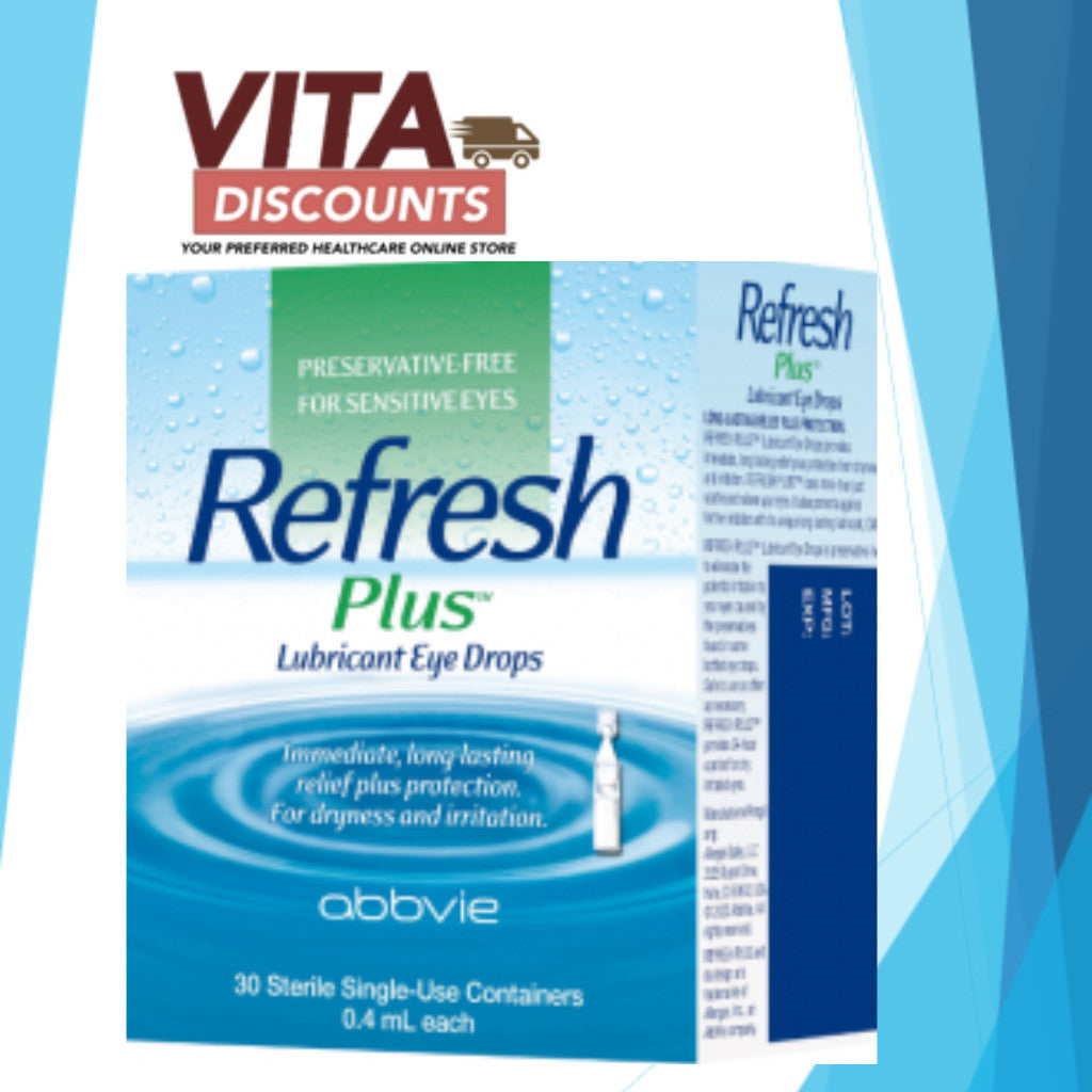 Refresh Plus Eye Drops (0.4ml x 30's x 1/3 Pack)