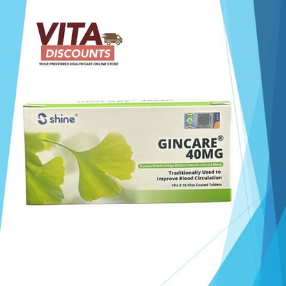 Shine Gincare 40mg Tabs (100's) [Exp 05/2027]
