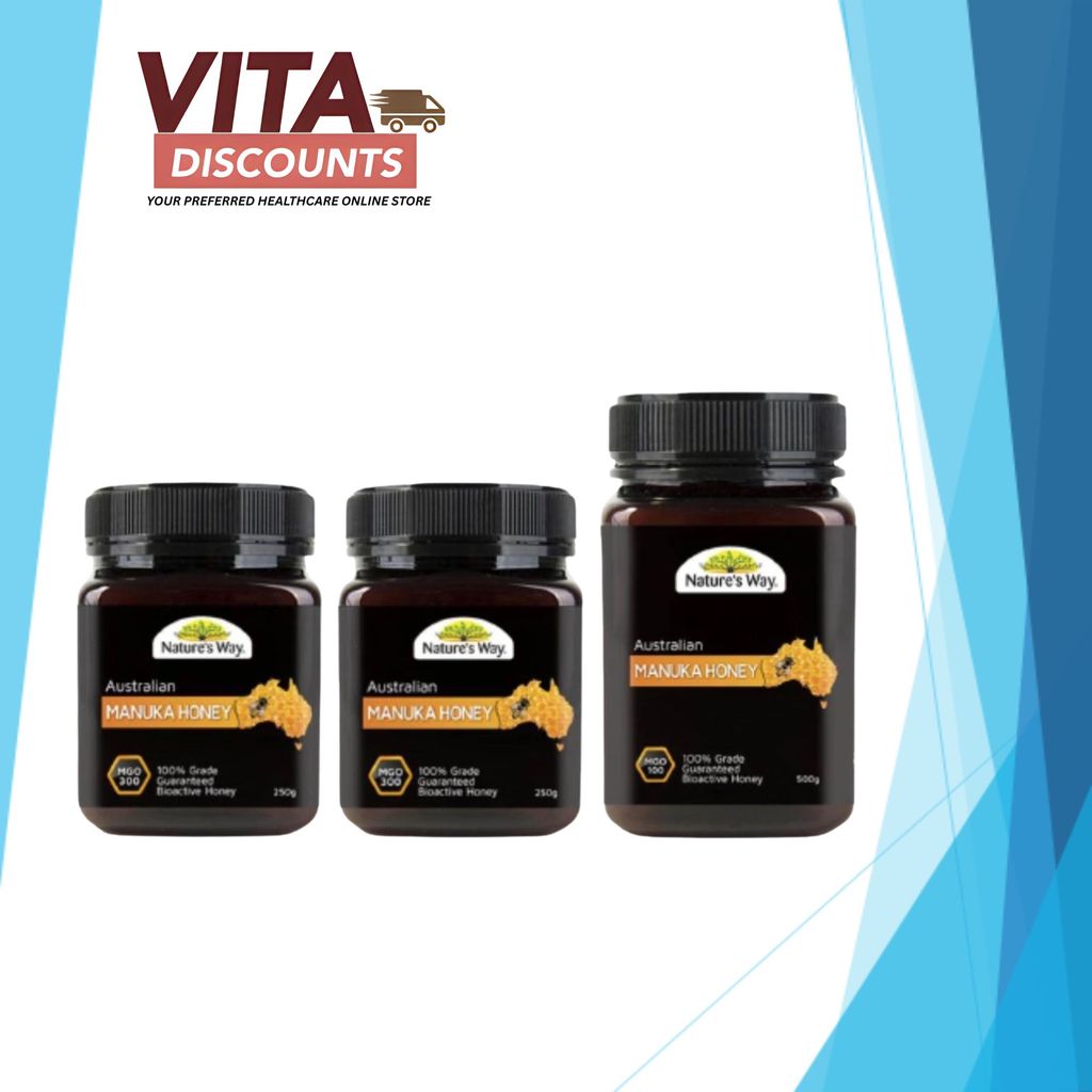 Nature's Way Australian Manuka Honey mgo100/mgo300/mgo500 (500g/250g) [Exp 05/2028]