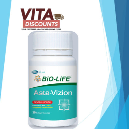 Bio-Life Asta-Vizion Sgel Caps (30's) [Extra 2 Gift]