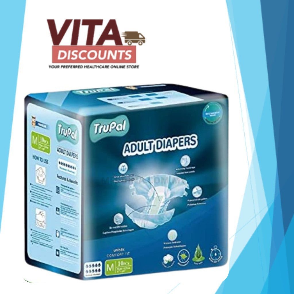 Trupal Premium Adult Diapers - M/L (1 Pack x 10's)