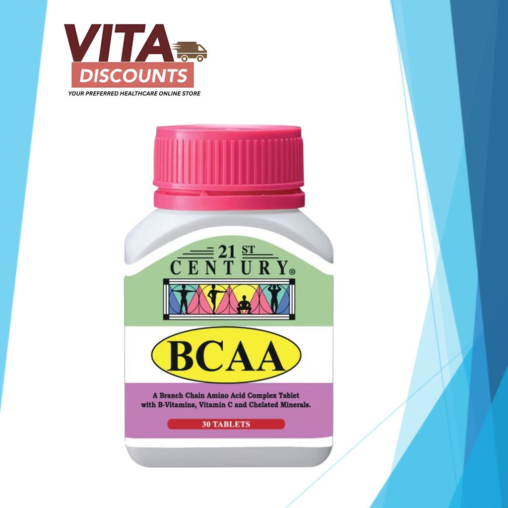 21St Century Bcaa Tabs (30's x 1/3 Pack) [Exp 02/2028]