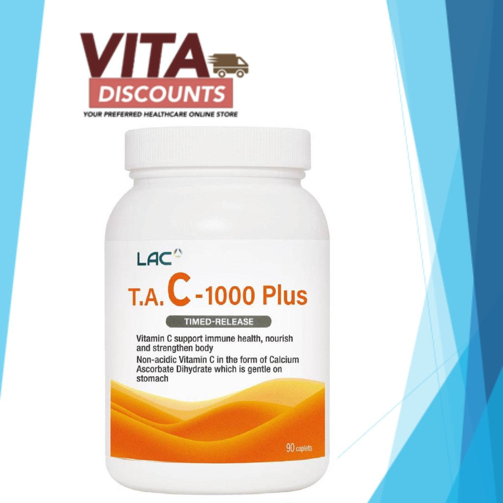 Lac T.A. C-1000 Plus Timed-Release Tabs (90's)