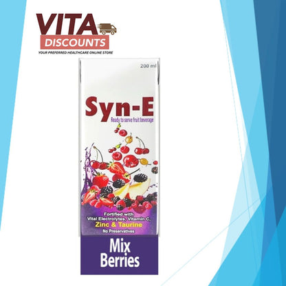 Syn-E Fruit Beverage Mix Berry (200ml) [Exp 08/2027]