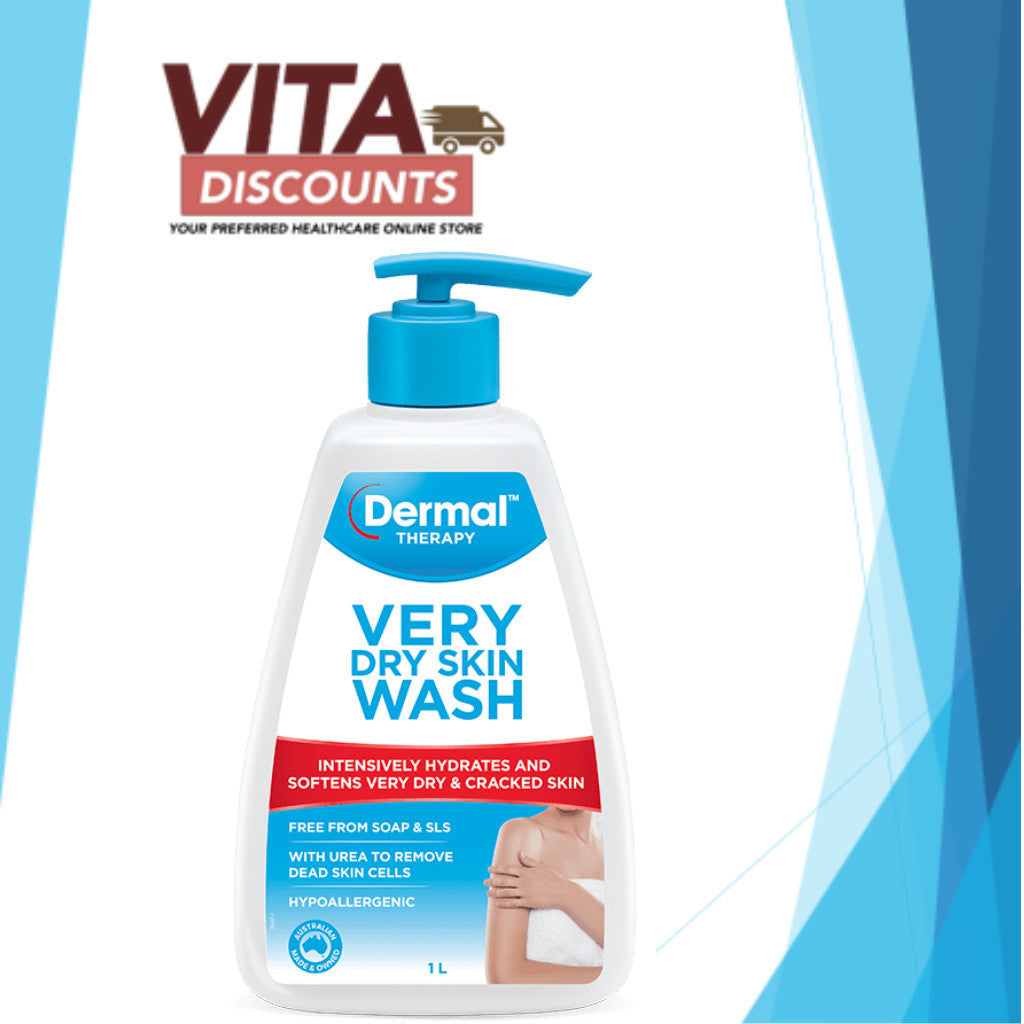 Dermal Therapy Very Dry Skin Wash Big Bottle (1L)
