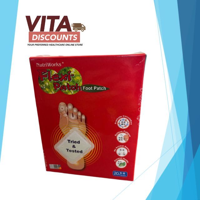 [KOTAK 20S] NUTRIWORKS FLEXI-PATCH FOOT PATCH 20S EXP05/2028