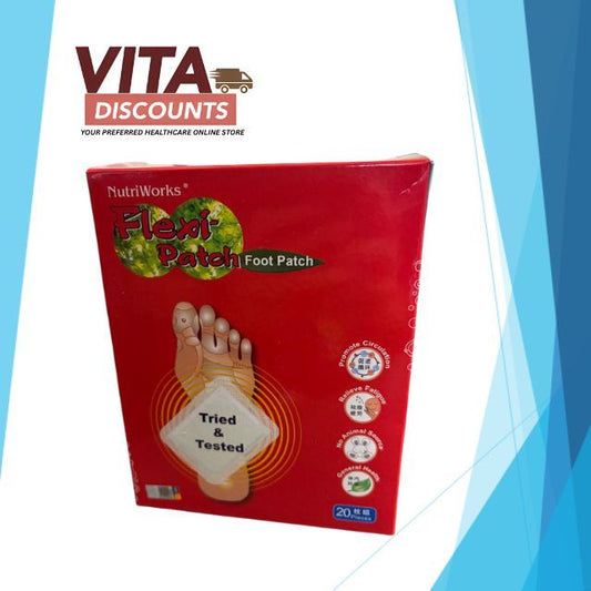 [KOTAK 20S] NUTRIWORKS FLEXI-PATCH FOOT PATCH 20S EXP05/2028