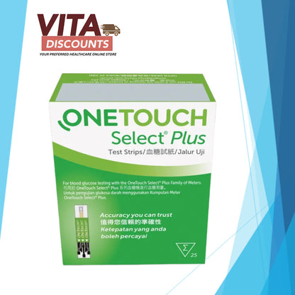 One Touch Test Strips Select Plus (25's)