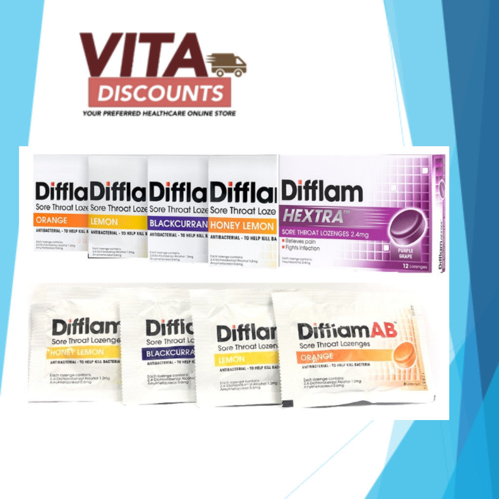 Difflam Ab/Hextra Lozenges (6's/12's) [Exp 01/2028]